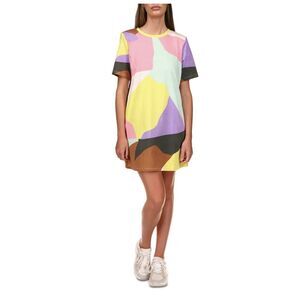Sanctuary Replay T-shirt Dress In Artist‎ Field Size Small